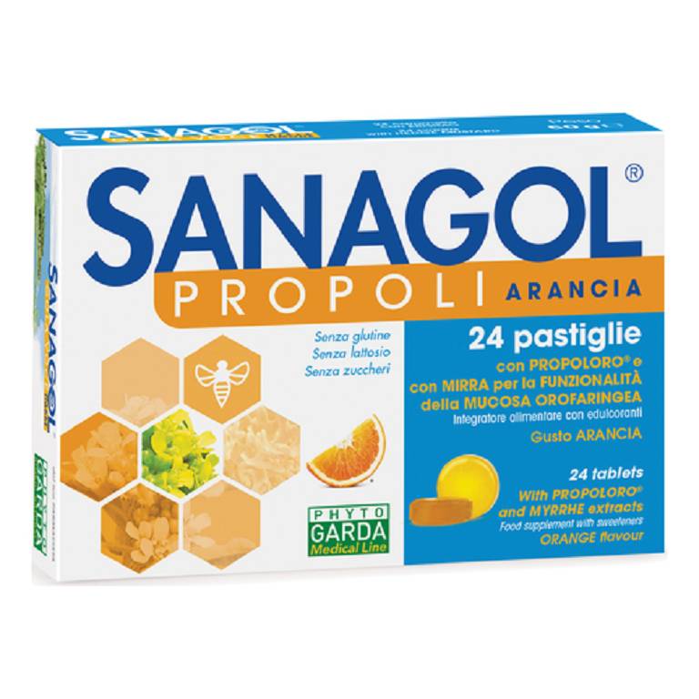 SANAGOL PROPOLI S/Z ARANCIA 24