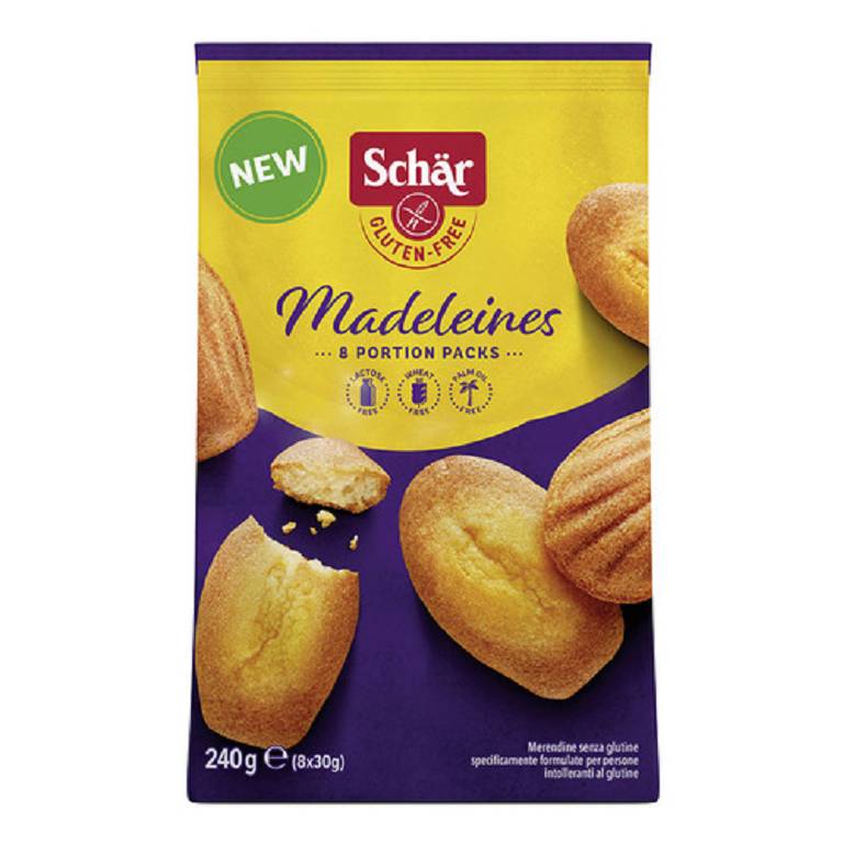 SCHAR MADELEINES 8X30G SCHAR MADELEINES 8X30G